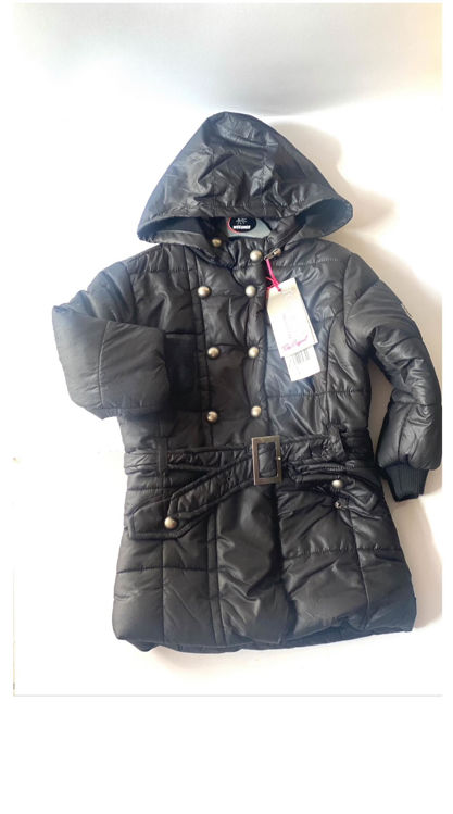 Picture of W14 GIRLS THERMAL FLEECY RAIN JACKET WITH HOOD